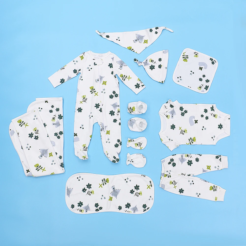 Gots Organic Cotton 2023 Custom Baby Gift Set Newborn Organic Cotton