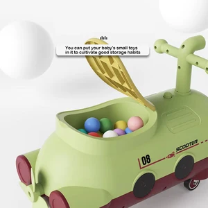 Children's 4-Wheel  for Toddlers Sliding Baby Balance Bike and Ride on Car Toys for Kids Swing Car for Boys and Girls