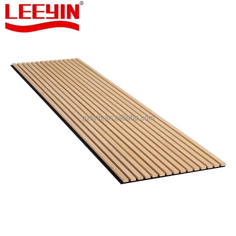 Acoustic Wooden Wall Panels Soundproof Wood Slat Acoustic Wall Panels ...