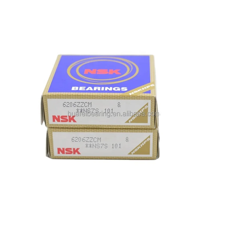 Original NSK 6206ZZ DDU Deep Groove Ball Bearing - OEM Services