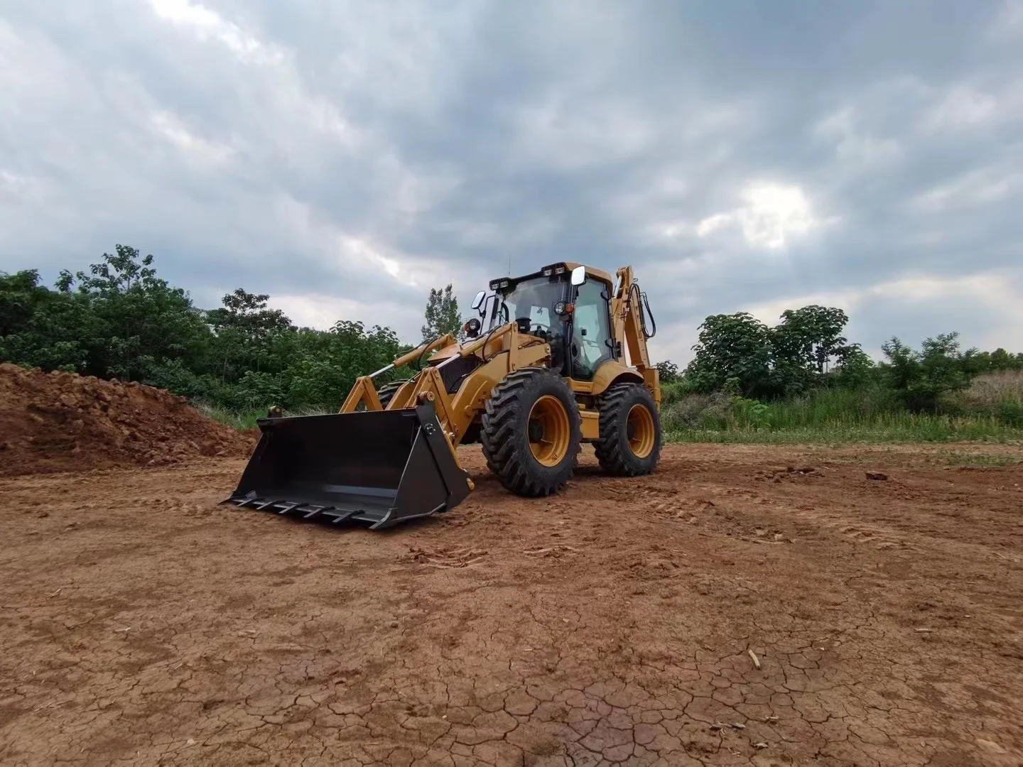 Backhoe Digger New Design Famous Brand SNSC Backhoe Loader With Low Price