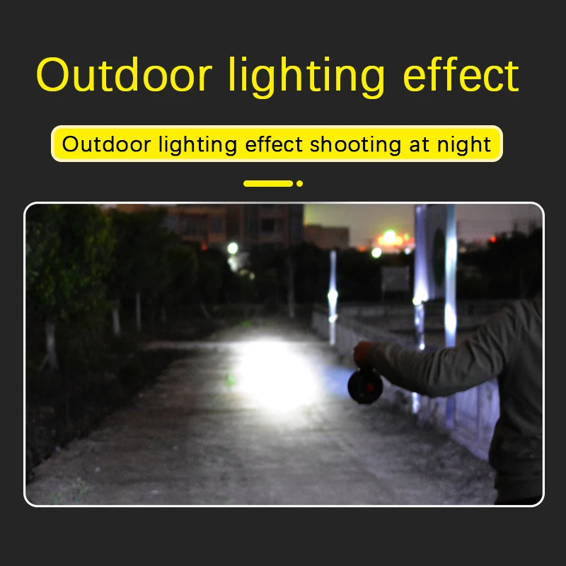 JUJINGYANG Multifunctional 10W USB Rechargeable LED Spotlight Searchlight