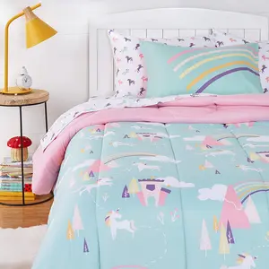 Wholesale Bedding Luxury Printed Design Quilted Home Kids Comforter Set