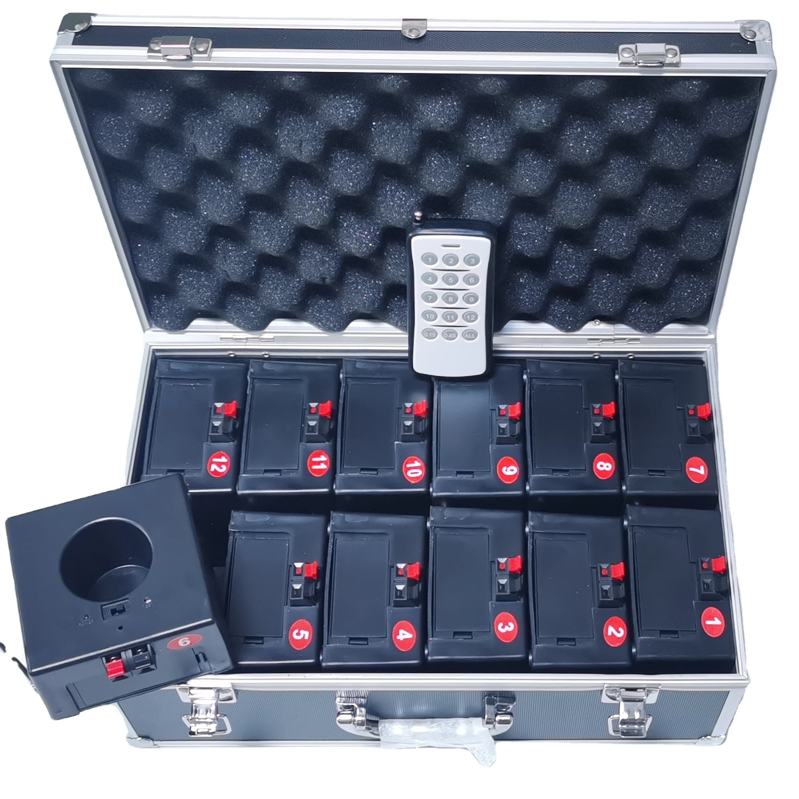 結婚式のパーティーショーのための12の受信機氷噴水花火点火システム