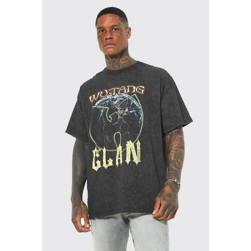 Printed T-shirts- Black Oversized T-shirts for Men Online