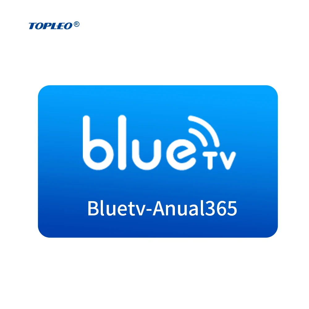 Topleo Bluetv Yearly Brazil Video Blue Streaming 4k Hd Tv Box Anual Hat