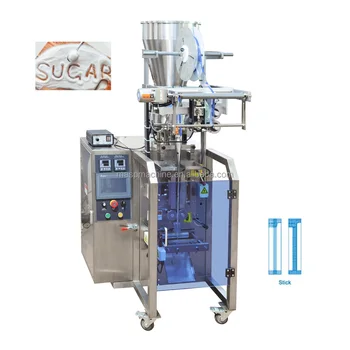Automatic Packaging 5g 10G Coffee Sugar Sachet Stick Filling Packing Machine with Printer