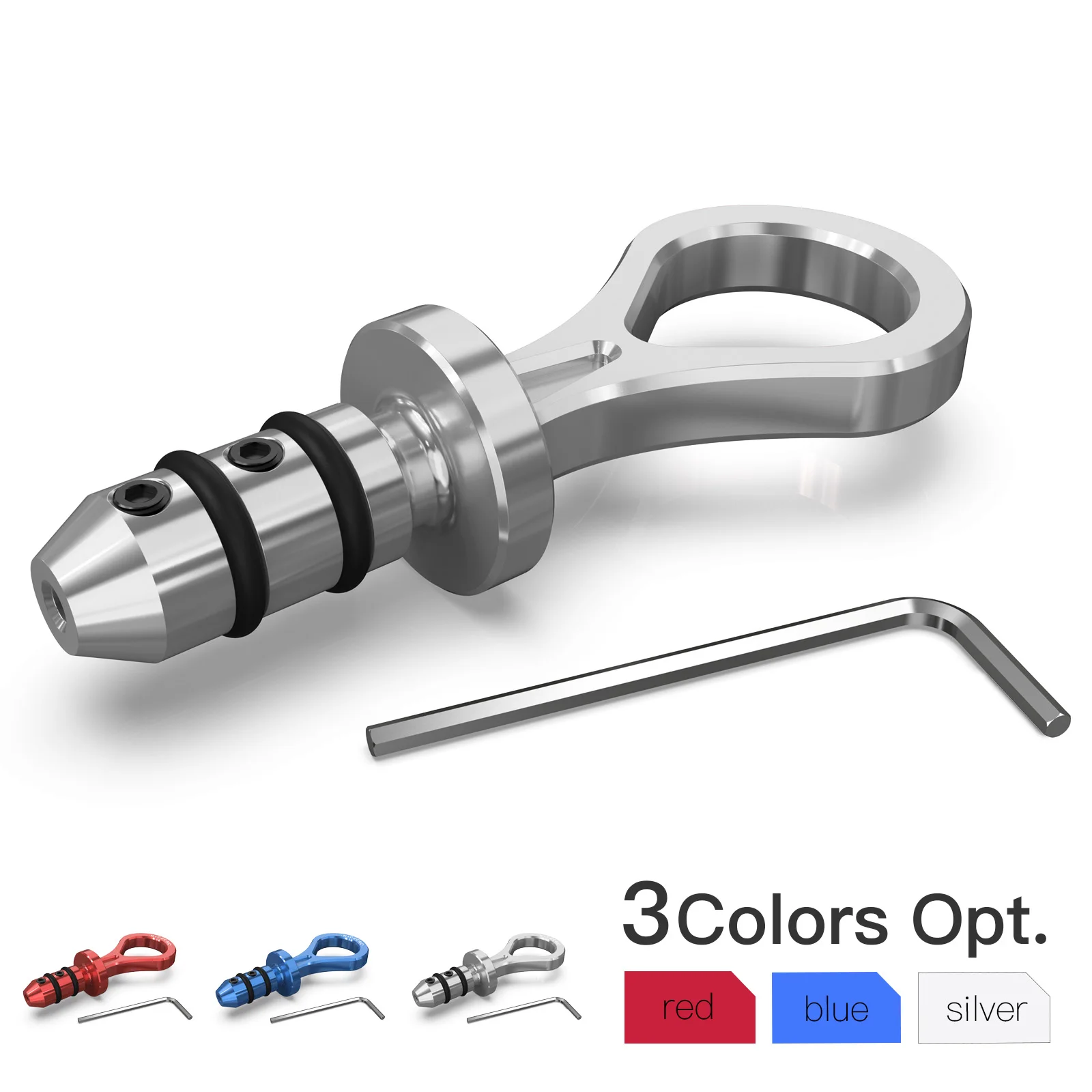 Bevinsee 1x E46 E39 E85 E86 Z4 Aluminum Oil Dipstick Handle For Bmw