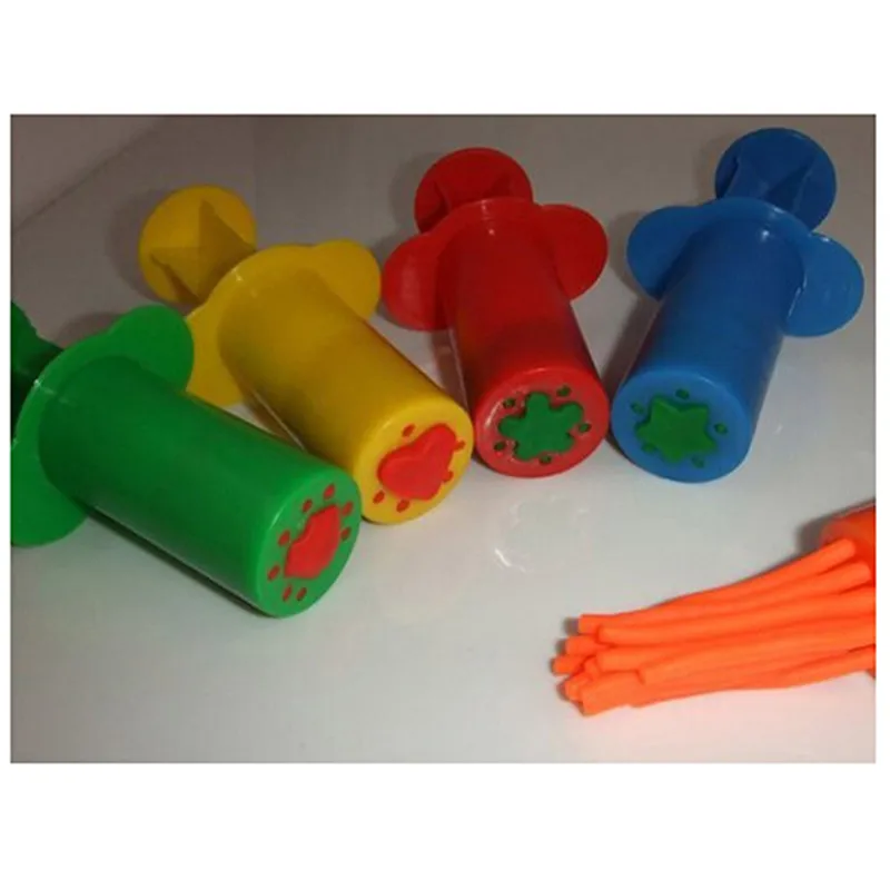 Цветной инструмент для игры в тесто, игрушки, Креативные 3D инструменты для пластилина, Набор пластилина, глиняные формы, набор Делюкс, обучающие игрушки