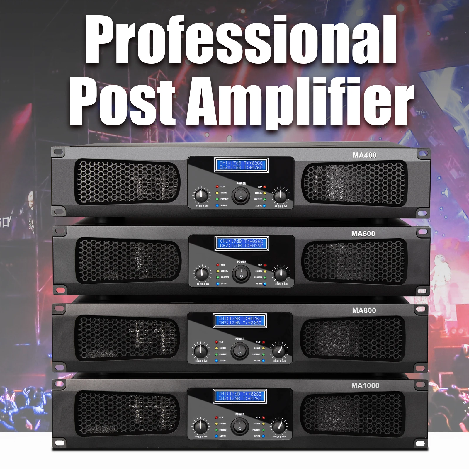 MA800 Power Amplifier - 800W High Quality Audio Solution