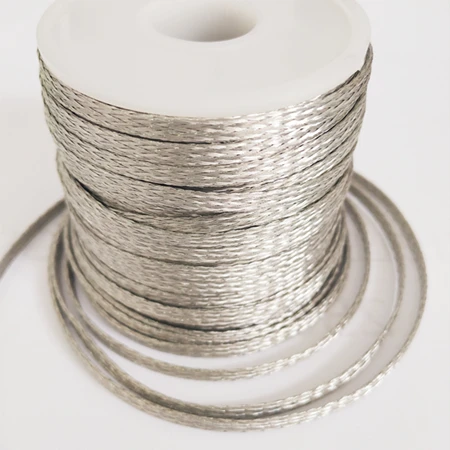 flat tinned copper braid,5/8 width,25 length - buy flexible flat