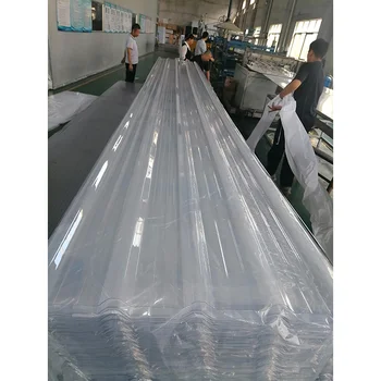 100% Vrigin Germany Bayer Corrugated Roofing Sheet 1mm 2mm Polycarbonate Transparent Roofing Sheet For Greenhouse