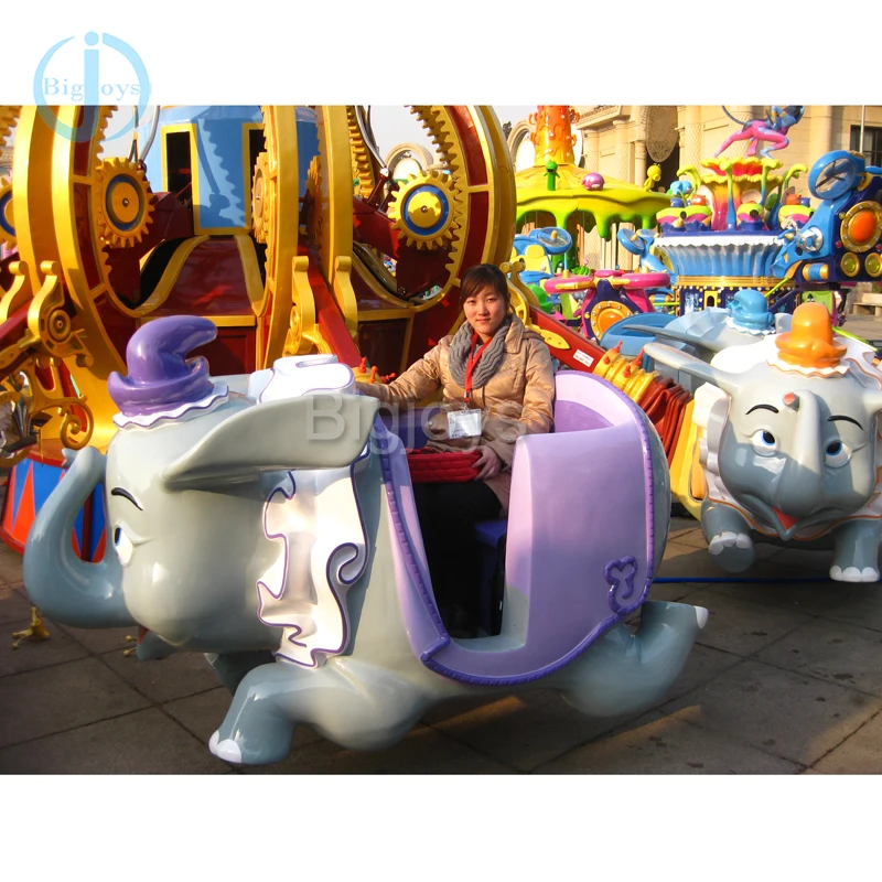 Funfair Flying Elephant Rides Rotary Rides Carnival Game Amusement Park ...