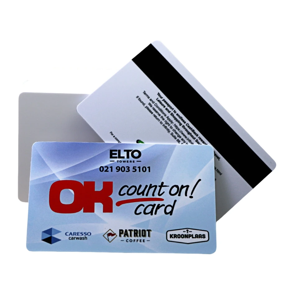 RFID Contact Card Blank Printed Copying Magnetic Card Plastic Magnetic Stripe pvc Card