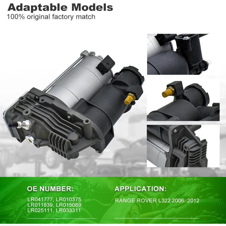 product high efficiency air suspension compressor oem lr041777 reliable replacement part-98