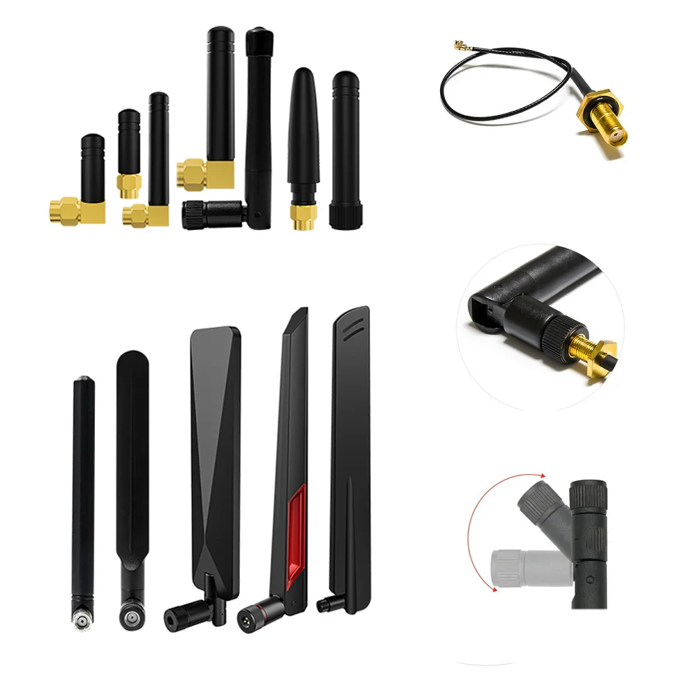 Customized 360 Degree Dual Band Omni Directional Antenna Wireless 868mhz 12dbi Rubber Duck 2.4ghz 4g 5.8g Router Wifi Antenna