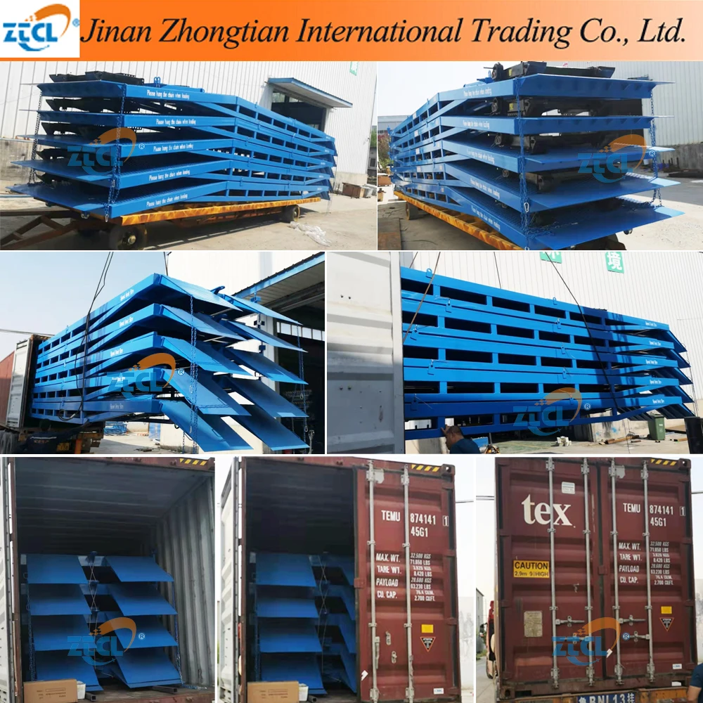 Shipping Container Pallet Ramp ZTDCQY Container Dock Ramp Mobile Loading Ramp for Forklift Dock Ramps ...
