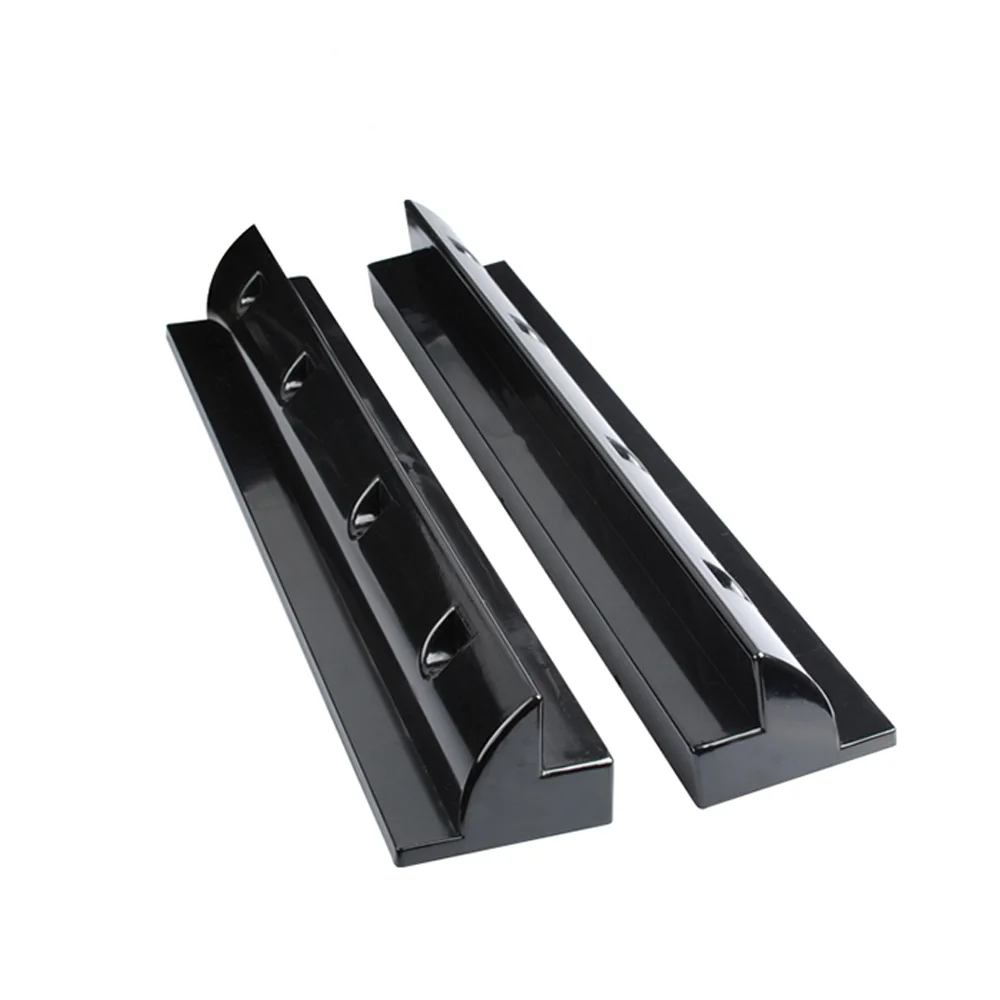 Heavy Duty Standard ABS 530mm Black Side Spoilers Solar Panel Mounting Bracket for Roof Mounted RV 2pcs/sets
