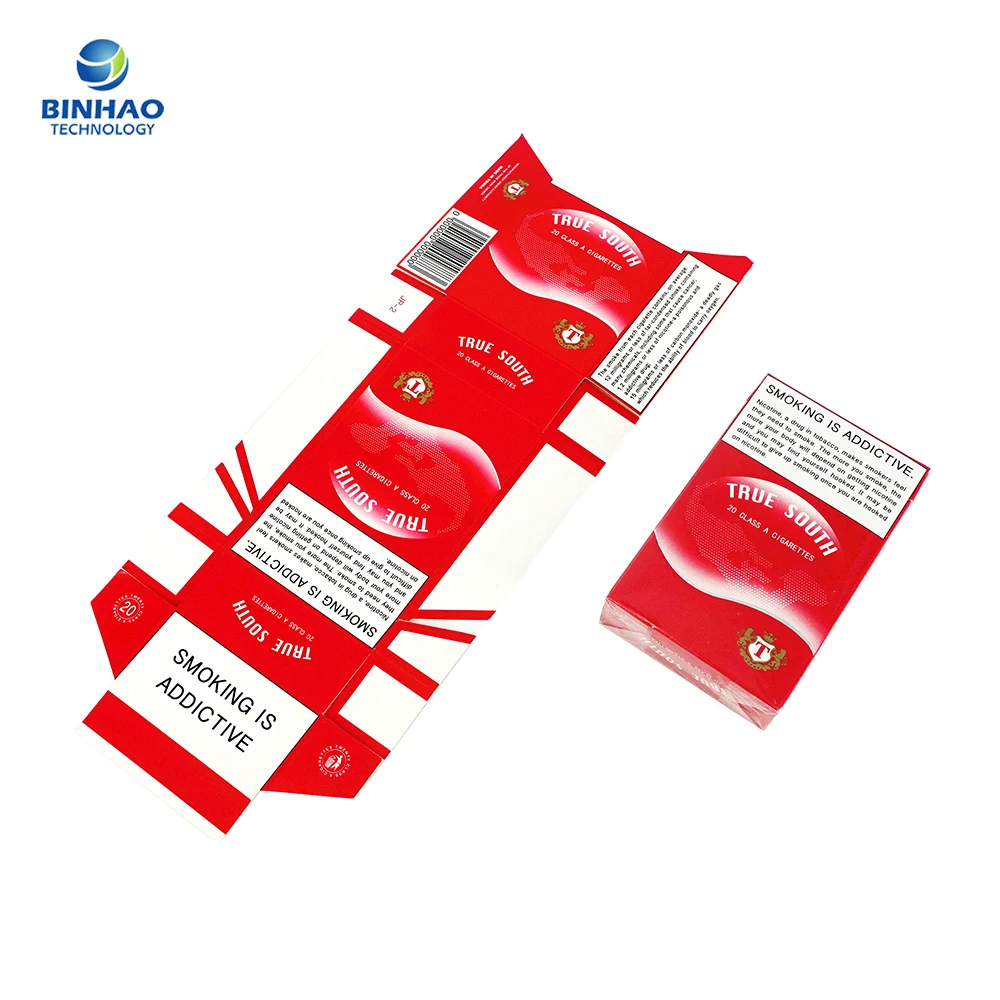 Blue Recyclable Cardboard Painted Cigarette Packets Cartons Also Gift and  Cosmetic Box Cigarette Box Packaging