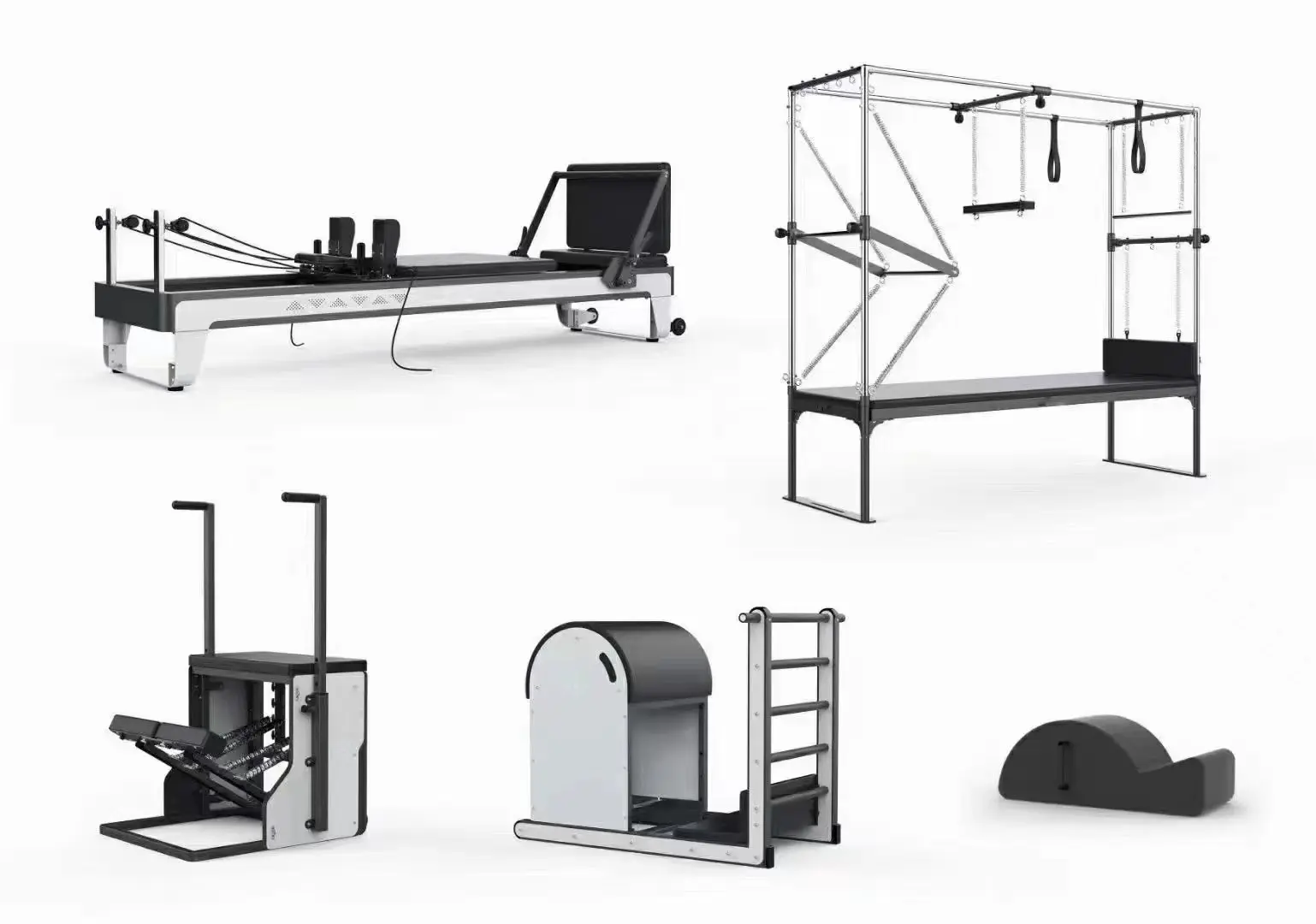 Aluminium Adjusted Body Aluminum Trapeze Elevated Tower Trapeze Steel Aluminum Pilates Reformer Set