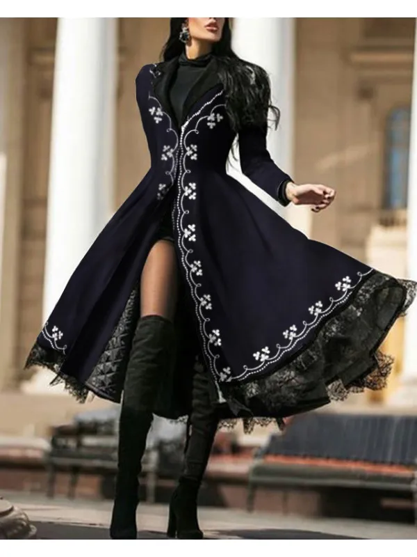 Amazon.com: WINSUNNY Autumn Woman Long Trench Coat