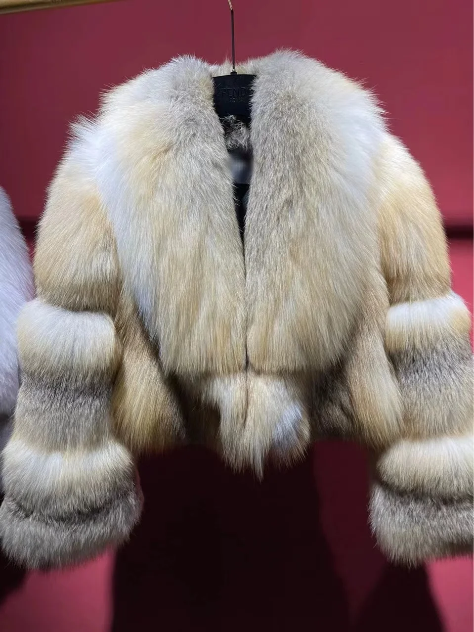 Wholesale Fashion Winter Women's Fur Clothing Jacket Bomber Luxury