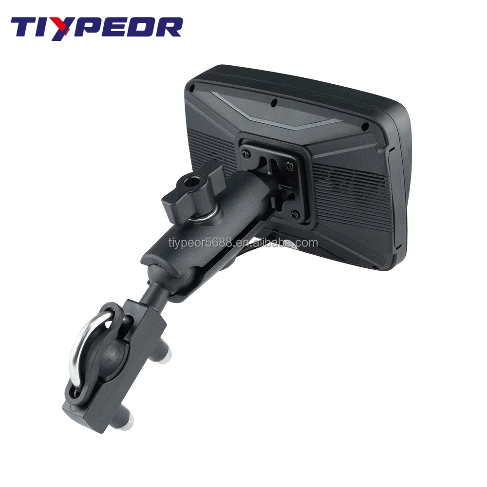 product tiypeor motorcycle navigation wireless carplay android auto screen mirroring display portable motorcycle monitor dvr-6