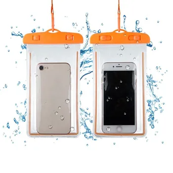 Universal PVC Waterproof Mobile Phone bags for iphone for samsung Clear waterproof phone case