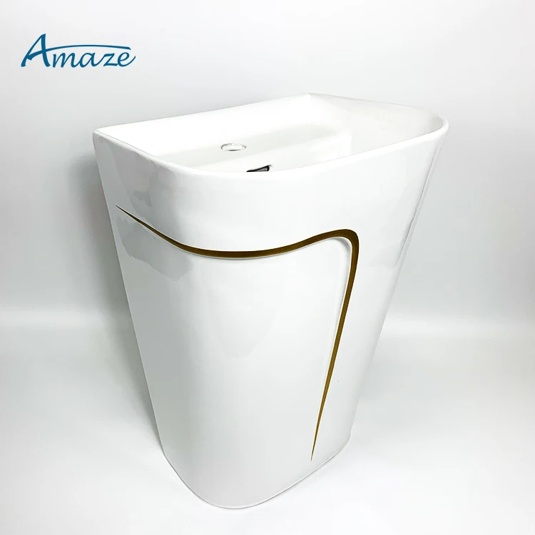 Ceramic sanitary ware art basin New design washbasin sink Bathroom washbasin wall hung basin details