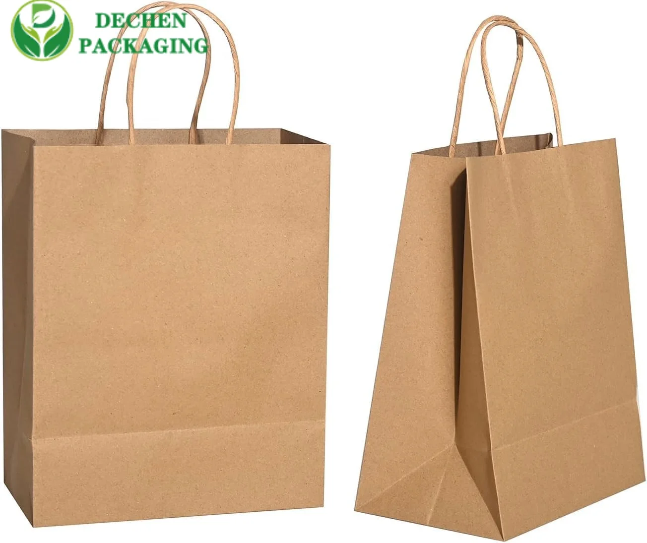 Twisted Handle Kraft Paper Shopping Bags