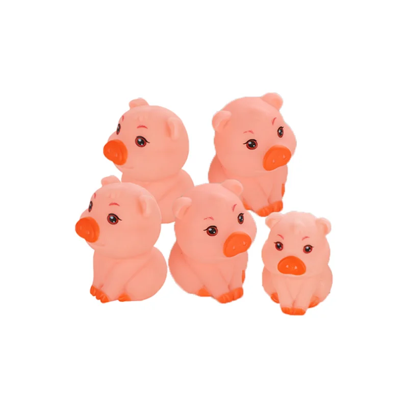 Детские резиновые игрушки в виде поросенка