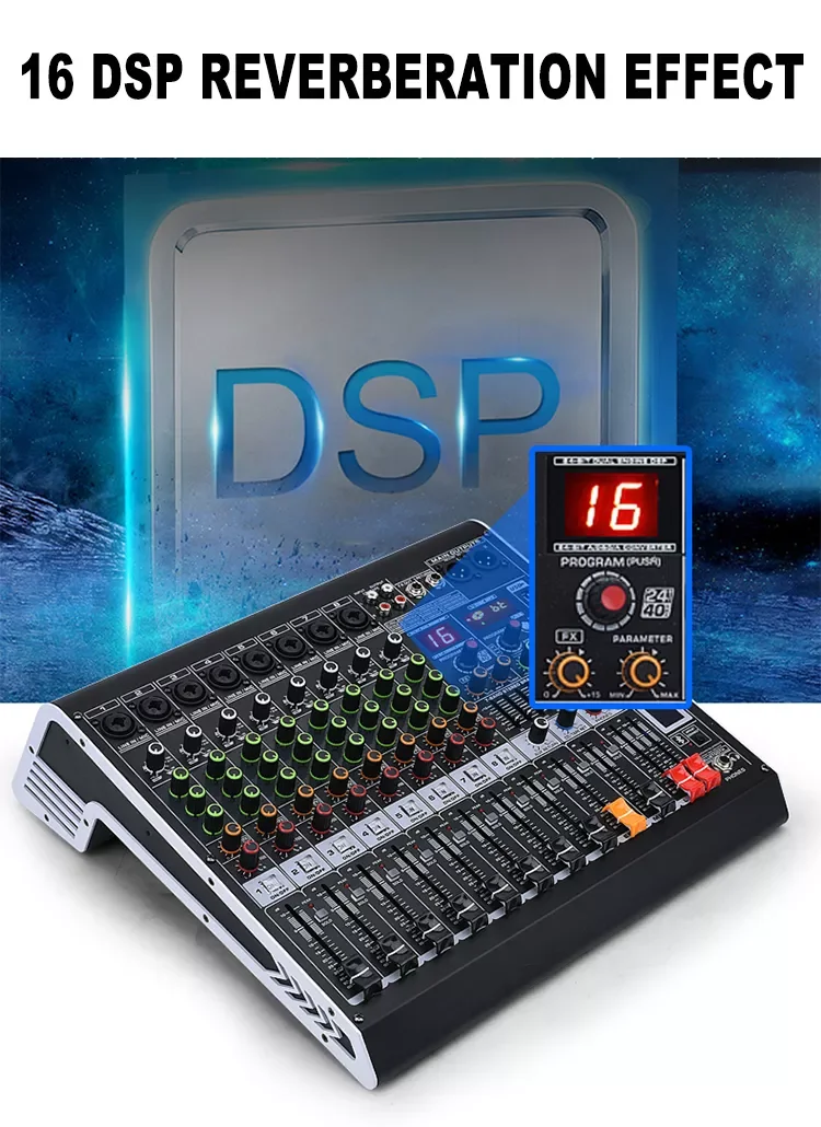 DMC Melos MX 99PRO プロフェッショナル オーディオ ミキサー オーディオミキサー ミキサー 6チャンネル録音（モノラル）99DSP