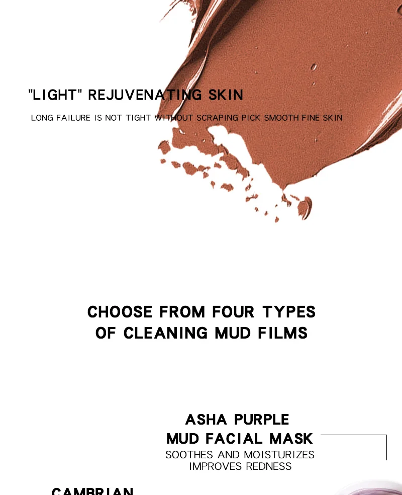 Private Label Facial Mud Turmeric Clay Mask Green Tea Cooling Cleansing