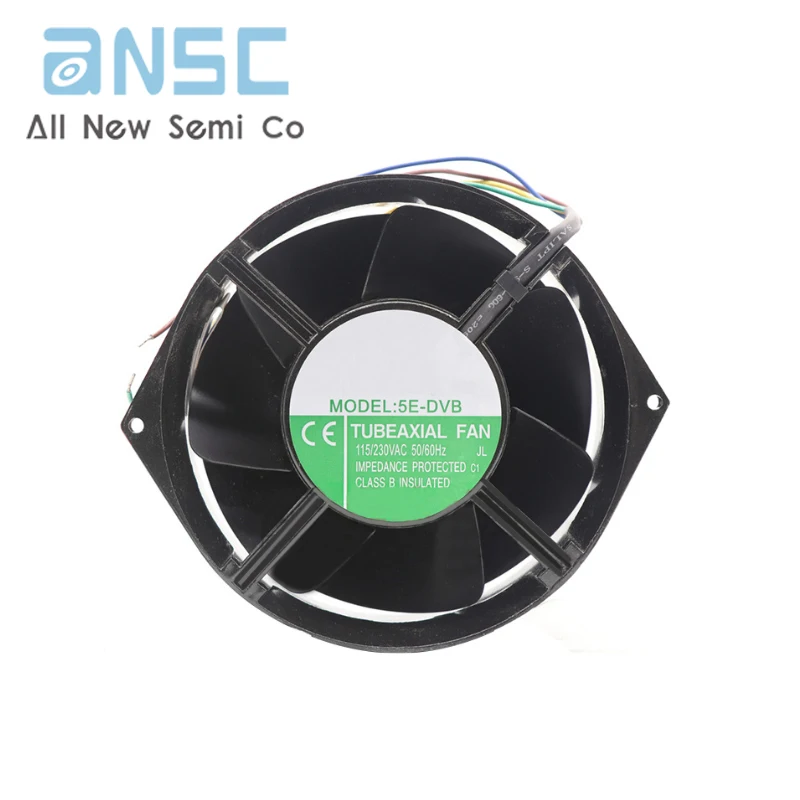 Original Axial flow fan 5E-DVB 115~230VAC 17255 Industrial AC high airflow fan 4-wire dual voltage