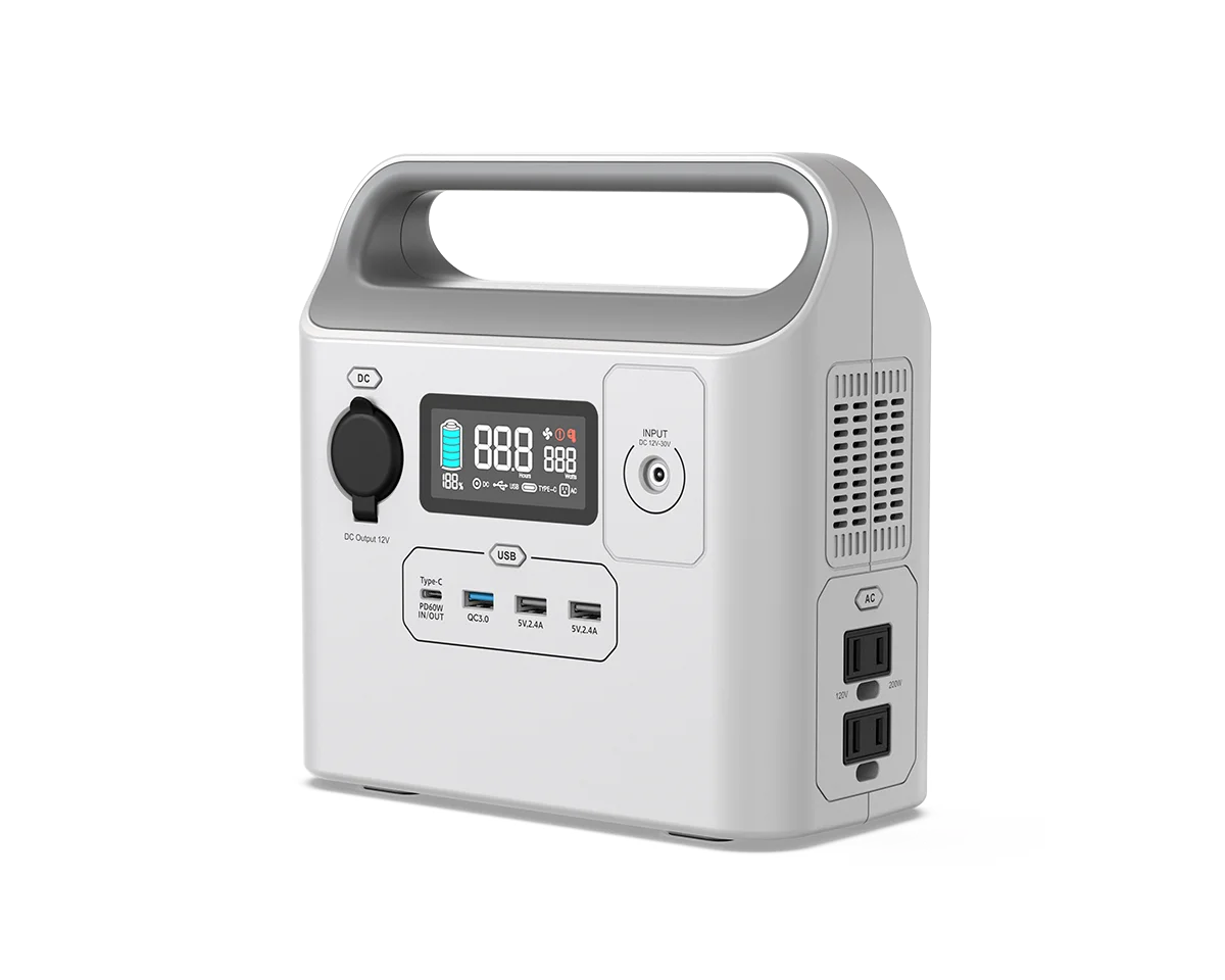 RisunPower S200 14.8V 15Ah 222Wh 200-400W NCM Lithium Battery mini light Portable PowerStation Emergency Outdoor Power Supply