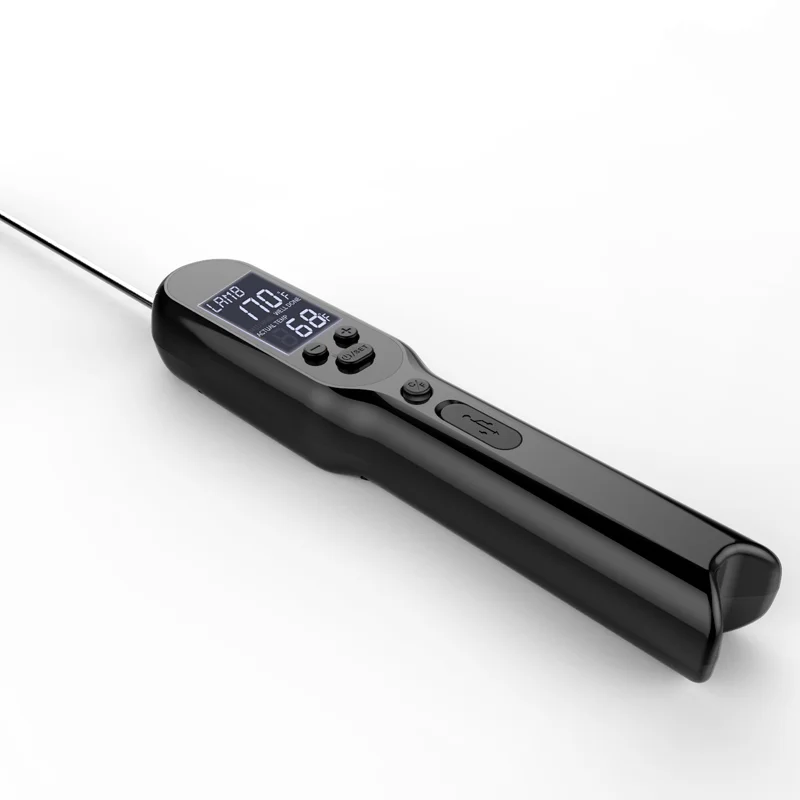 Digital Meat Thermometer with Folding Probe, IPX7 Waterproof Food