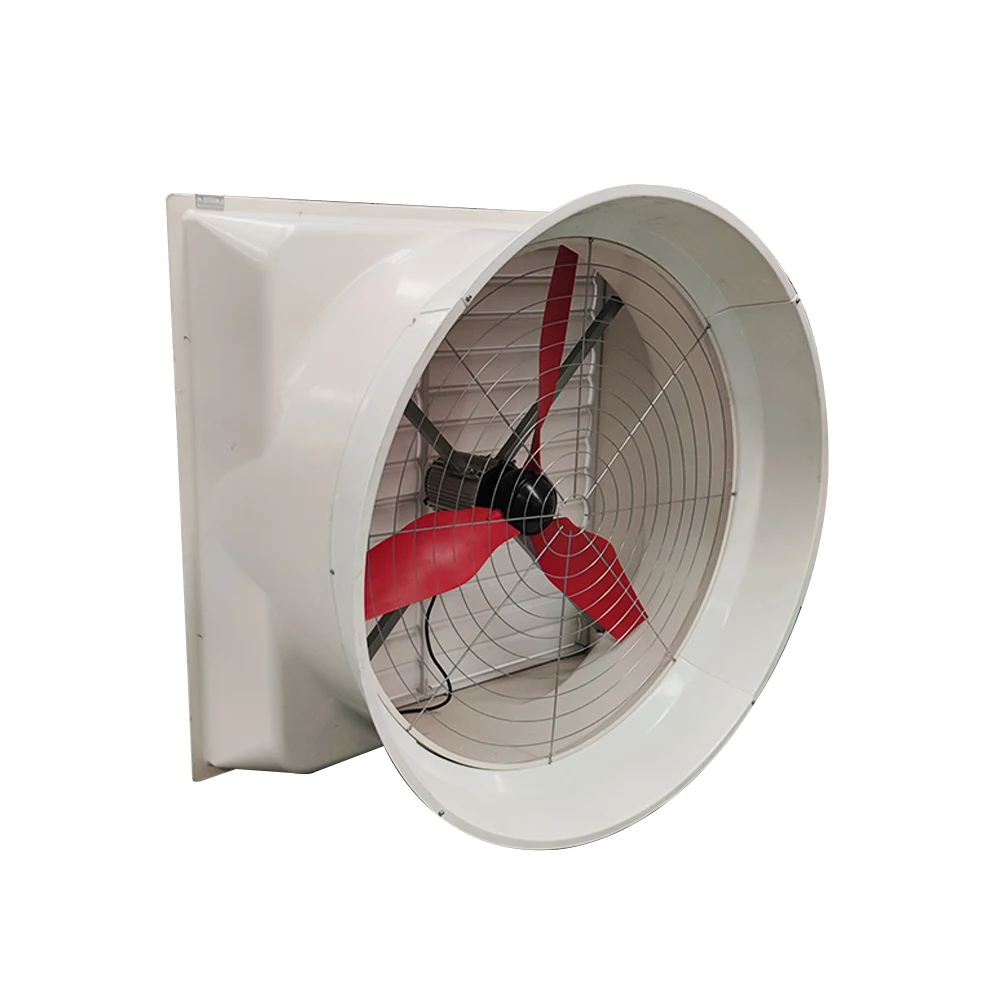 Fan Shell Line New Fiberglass Shell Ventilation Cooling Ceiling Hanging Poultry Farm ...