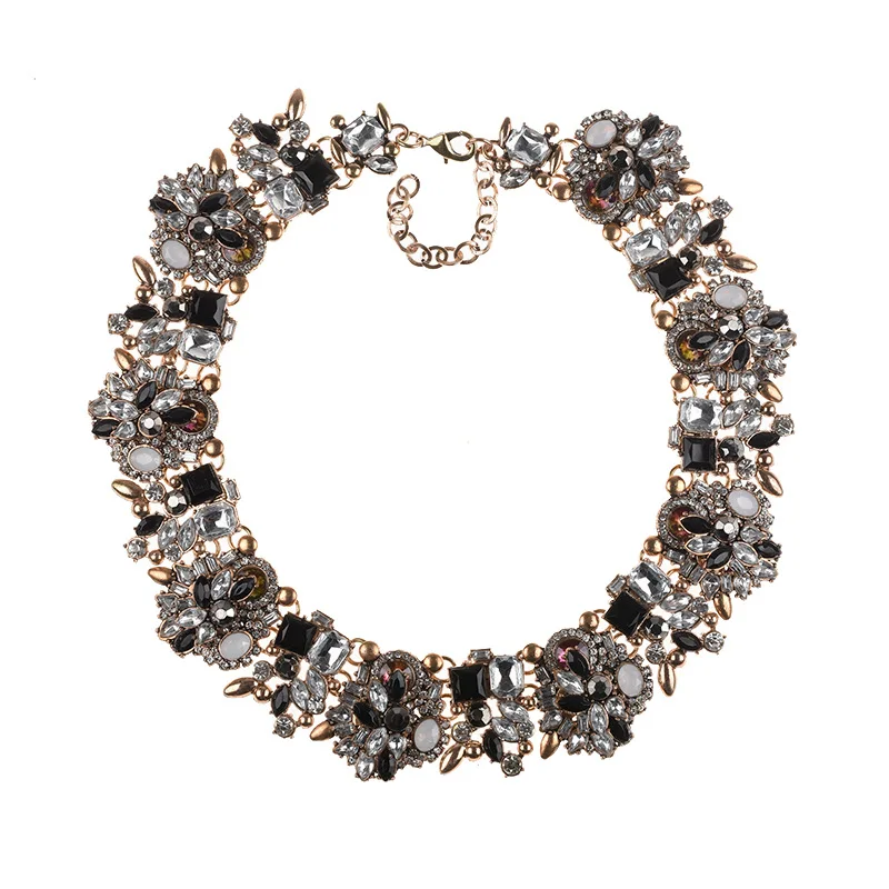 Luxury Crystal Gemstone Necklace - Women's Jewelry
