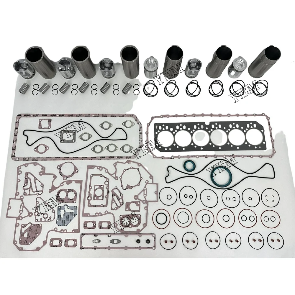 For John Deere RE521616 Overhaul Kit With Gasket Set 6068 Engine 5