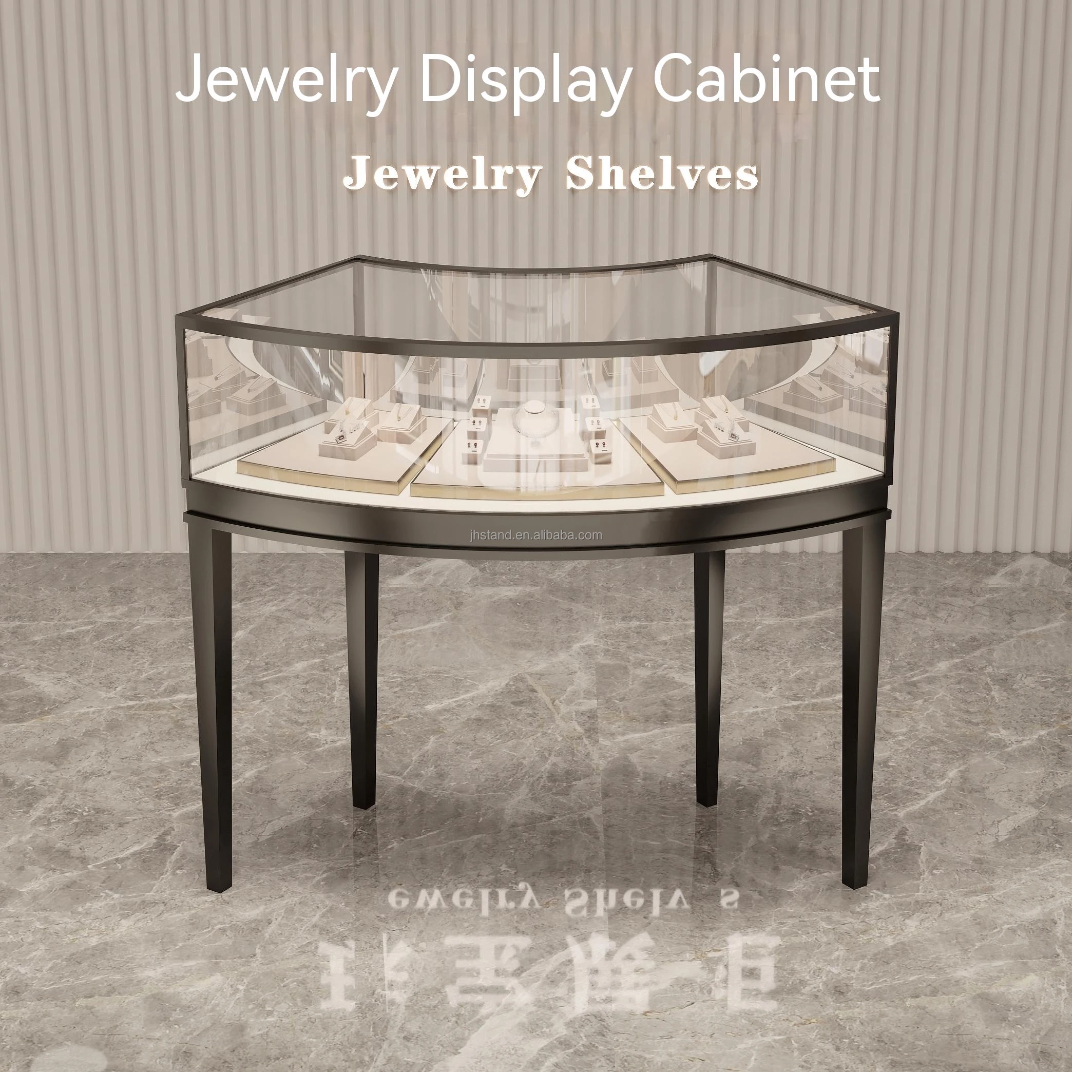 Luxury Jewelry Shop - Elegant Interior Design & Vitrines