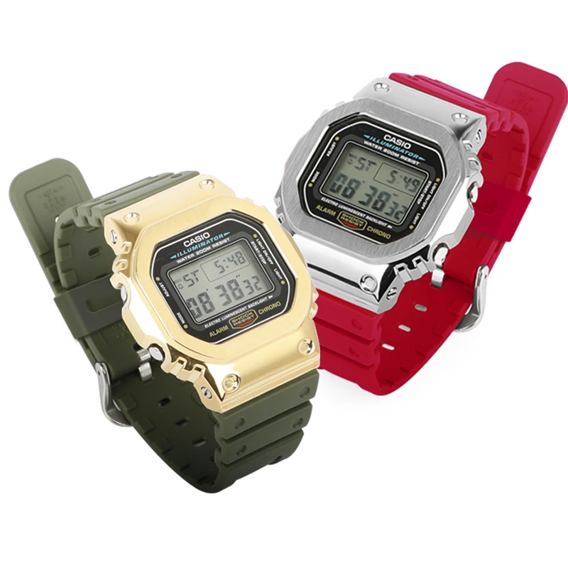 DW5600 GWM5610 Resin Strap Watch Bracelet Durable Stylish