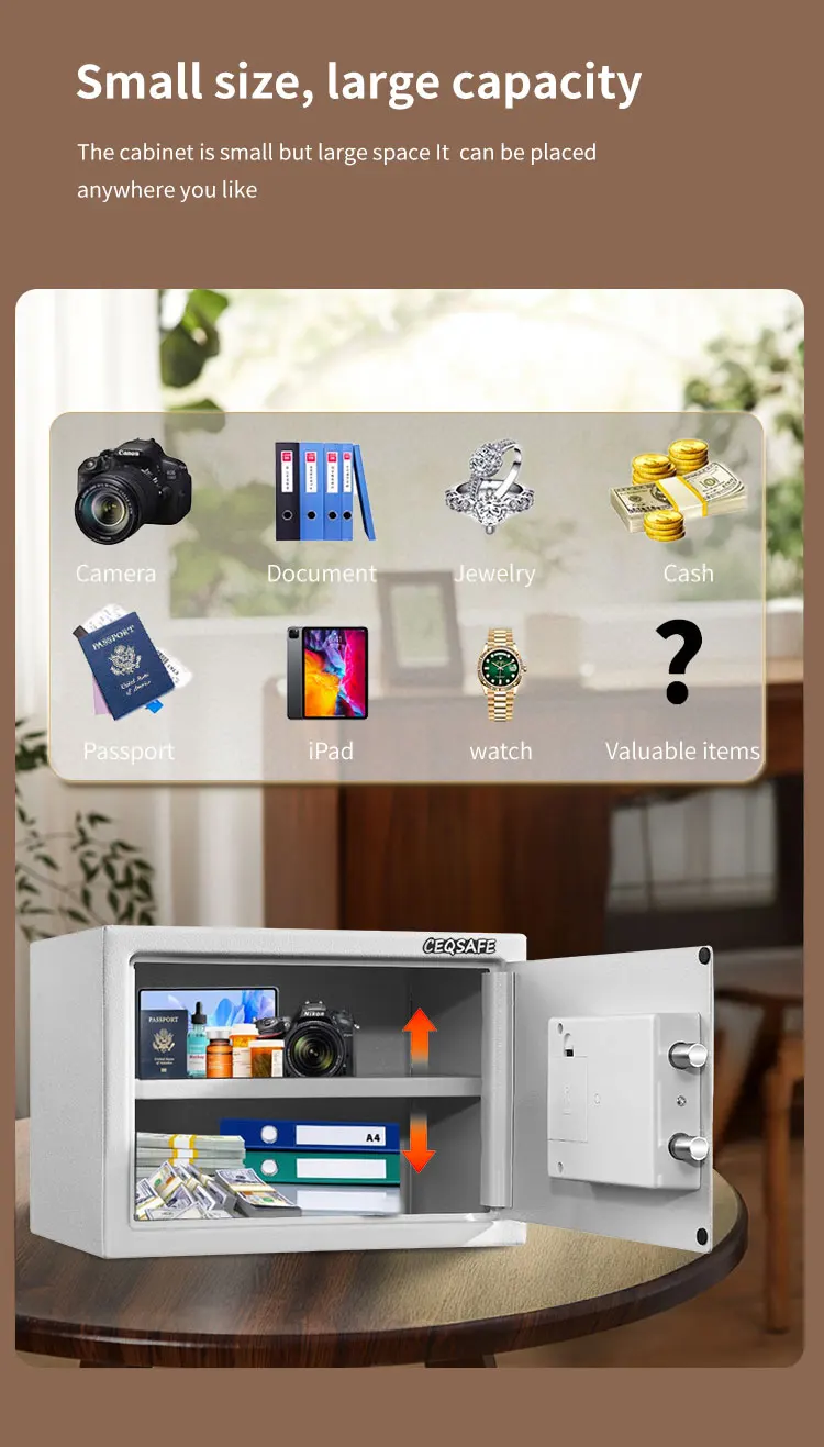 CEQSAFE China Security Digital Cheap Password Electronic Mini Home Safe Box manufacture