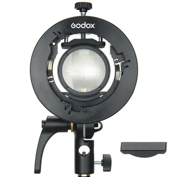 Godox S2 Bracket Speedlite Camera Flash Bracket Bowens Mount for Godox V1 AD200Pro AD400Pro TT685 TT600 TT350 AD200 V860II detail image