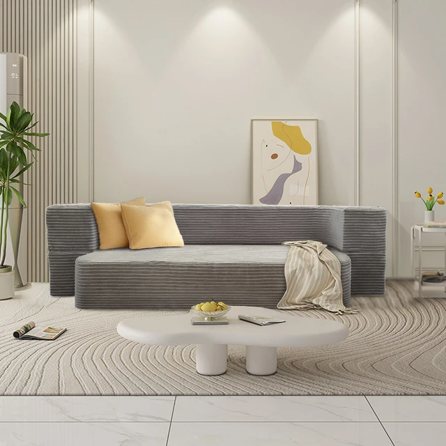 Compress Sofa Modern Japanese Style Futon Folding Couch Sofa Bed Memory Foam for Living Room Hotel or Bedroom