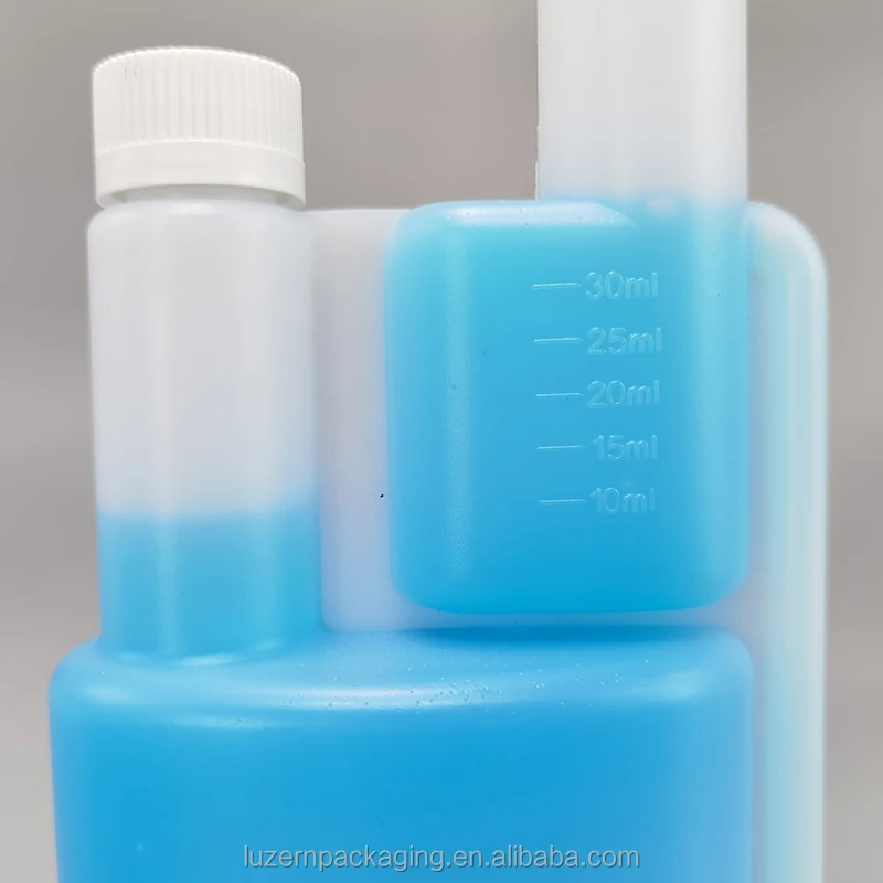 8 Oz 250ml Hdpe Long Neck Additive Liquid Measuring Bottle For Dosing