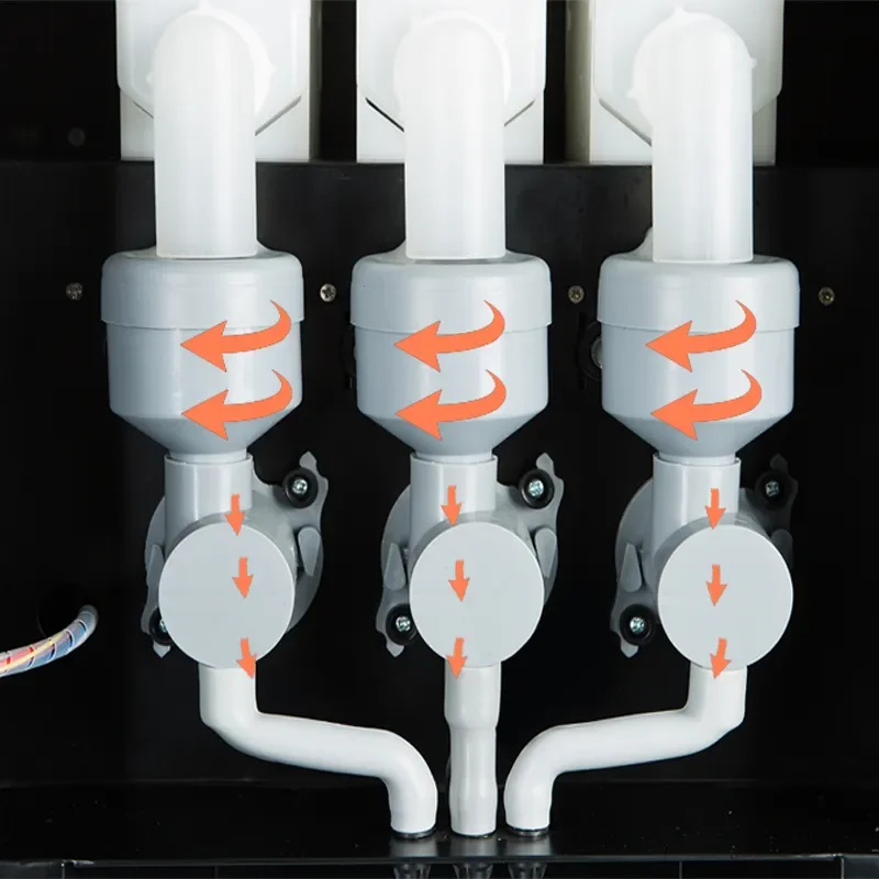 Автоматический автомат для кофе и чая с 3 горячими вкусами бизнеса