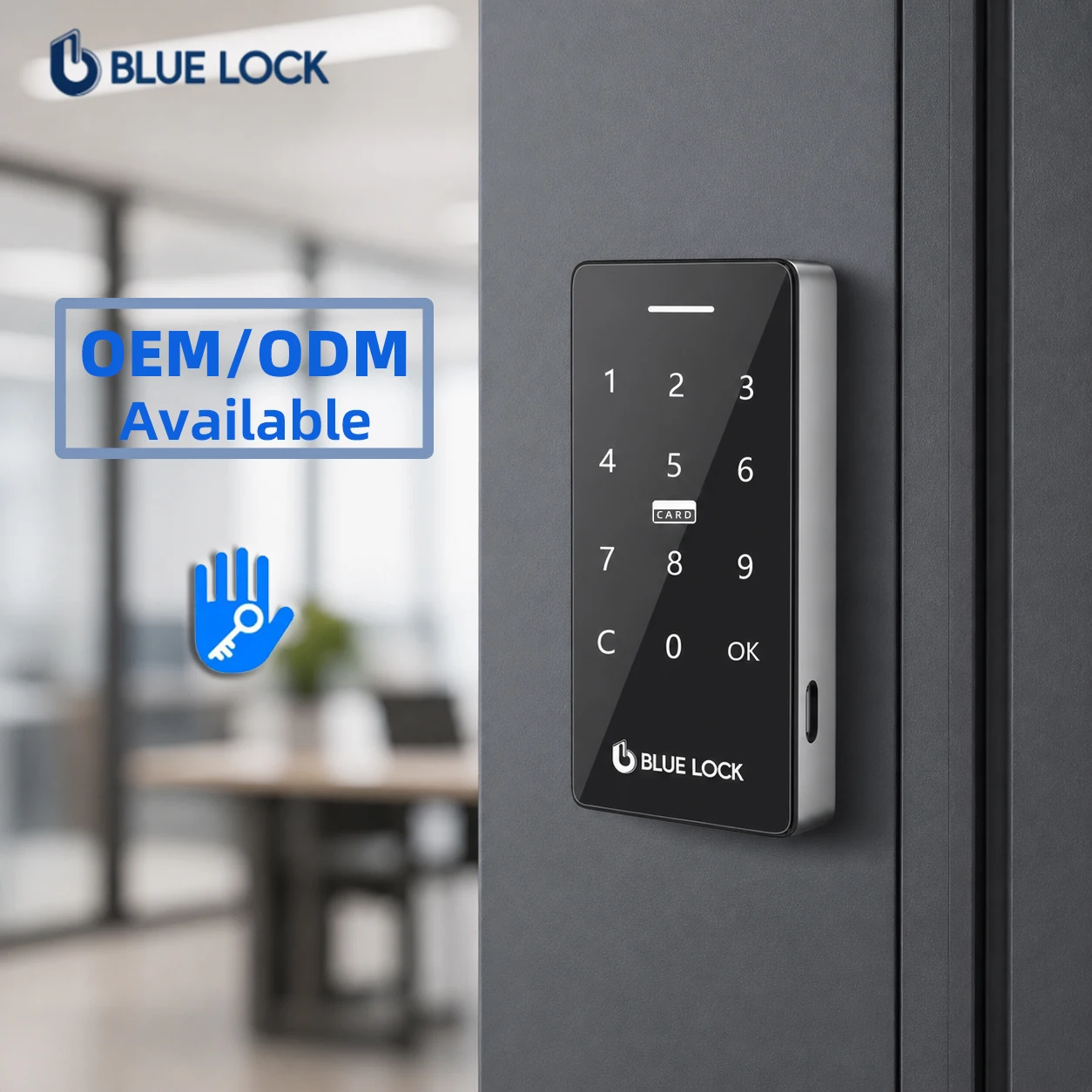 Bluelock TTlock Smart Electronic Cabinet Lock Password RFID Card Key Unlock Cloud Storage Modern ABS Digital Lock Easy Install