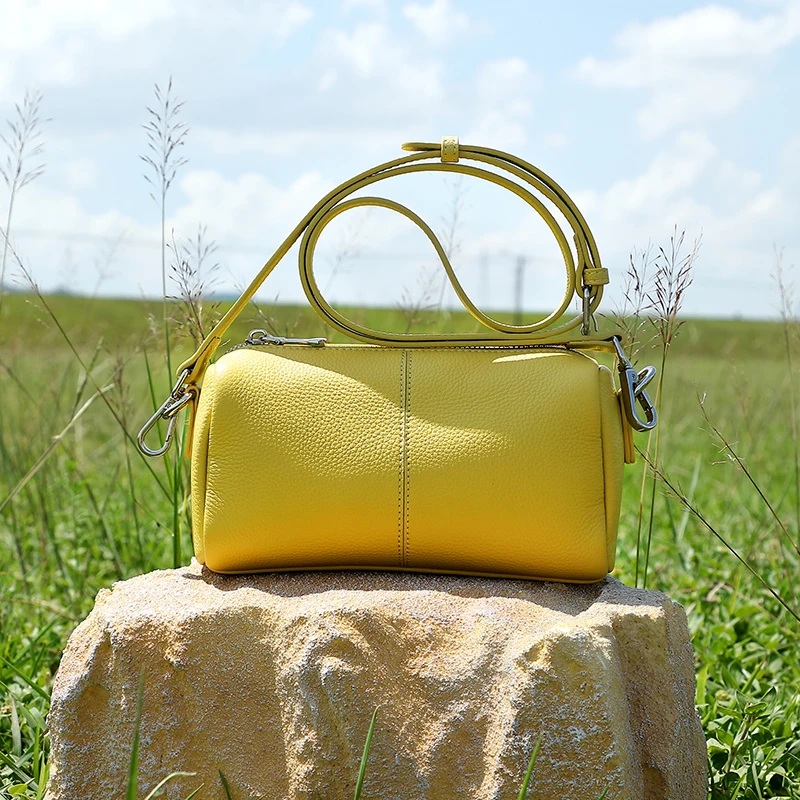 Factory OEM ODM Drop Shipping Pebbles Pattern Leather Crossbody Hand Bag Custom Leather Bag Shoulder Bags for Female Women