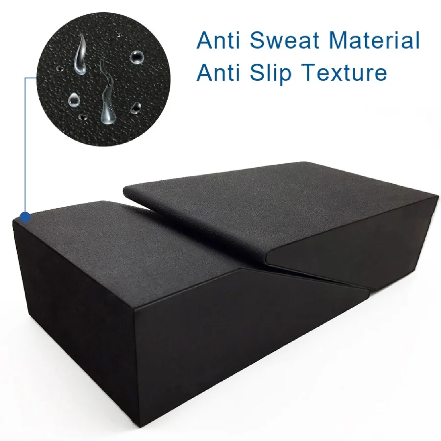 Non Slip Foam Squat Wedge Block Heel Elevated Foam Yoga Blocks For