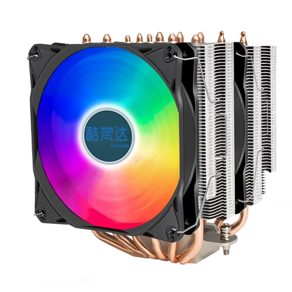 Cpu Air Cooler Rgb Fan Cpu Fan Pwm 4 Pin Intel Amd Lga 115x Cpu Cooling